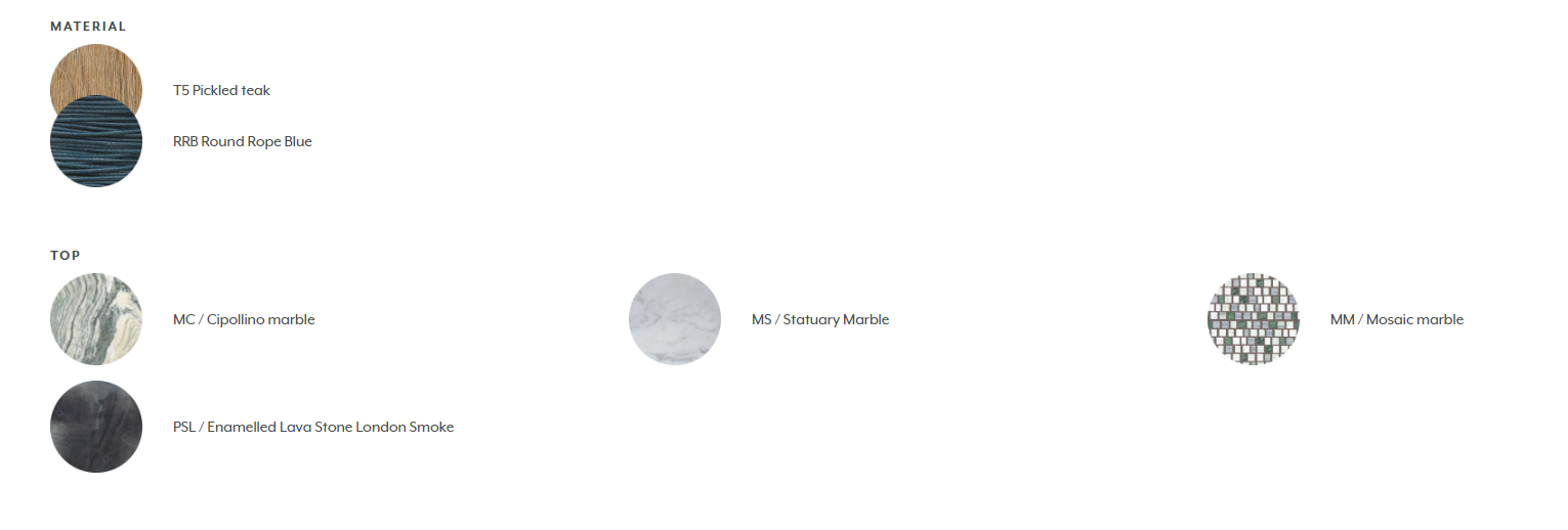 Masuta de cafea de exterior Rotin