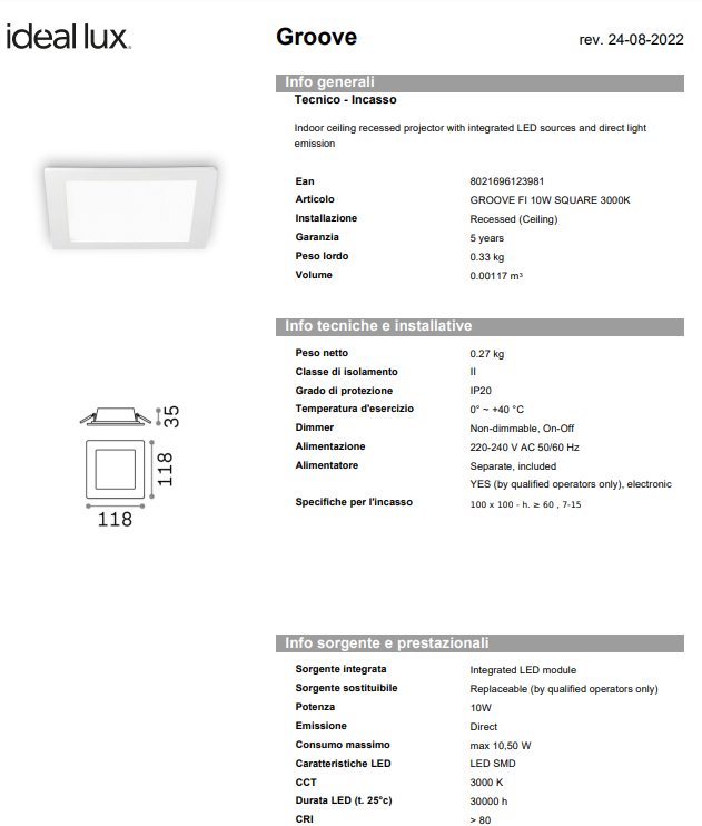 SPOT GROOVE FI SQUARE