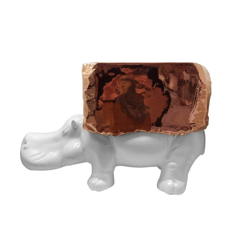 Obiect ceramic Hippo Wagon