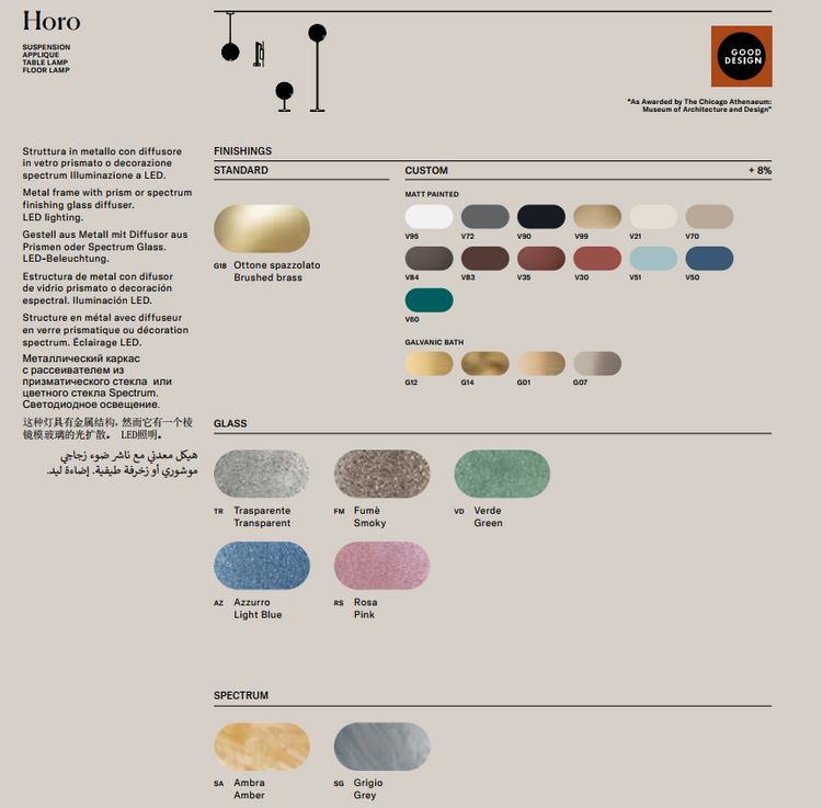 LAMPADAR HORO STL