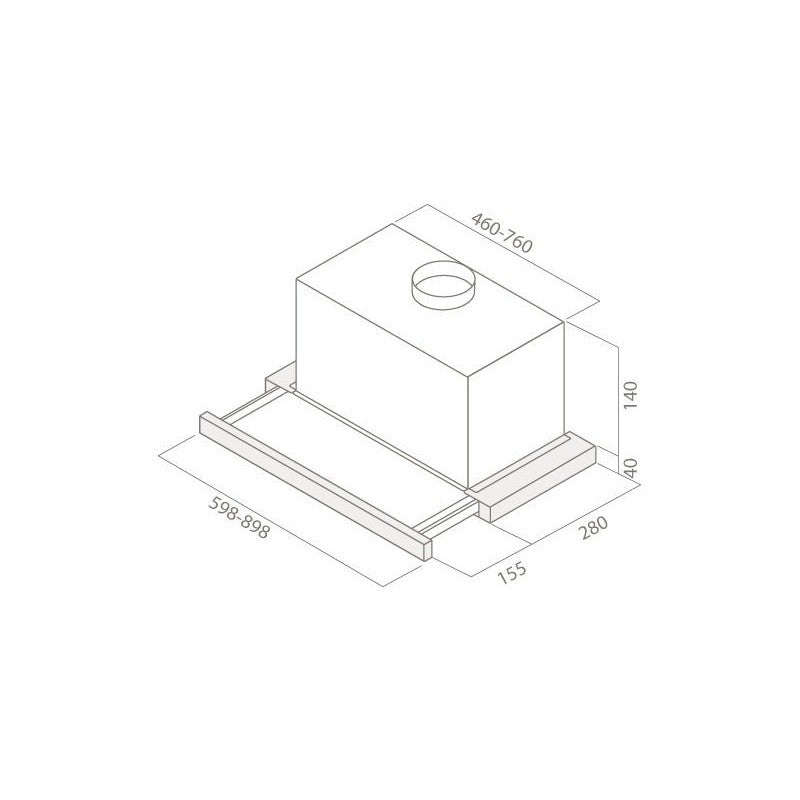 Hota incorporabila telescopica Elica PRF0037988C