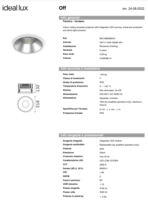 SPOT OFF FI 15W/28W/42W