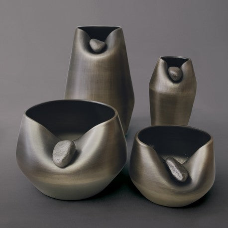 VAZA CERAMICA CU PIATRA