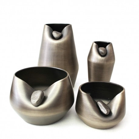 VAZA CERAMICA CU PIATRA