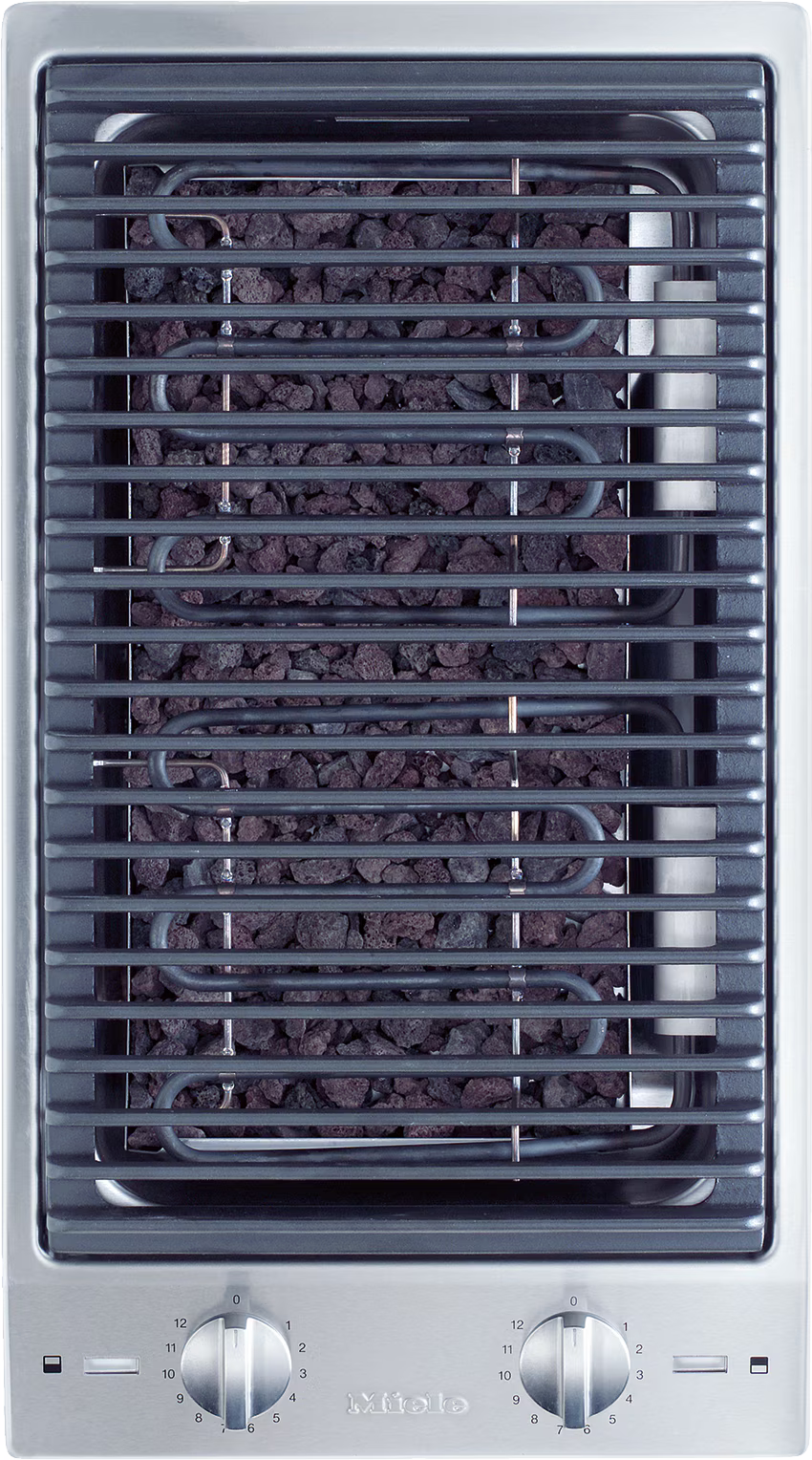 Plita incorporabila cu grill Miele Gold cu 2 zone CS 1312 BG Oţel inoxidabil