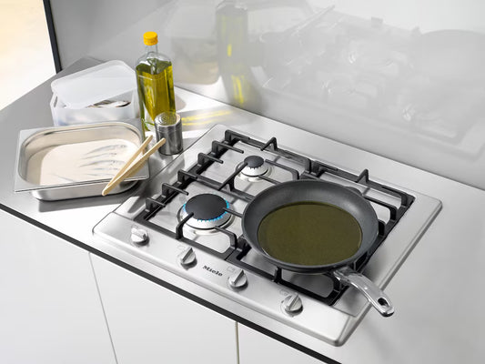 Plita incorporabila pe gaz Miele Silver cu 4 zone KM 2010 G