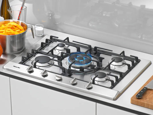 Plita incorporabila pe gaz Miele Silver cu 5 zone KM 2034 G