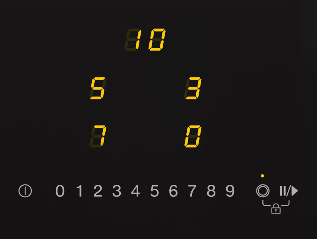 Plita incorporabila electrica Miele Silver cu 4 zone KM 6520 FR