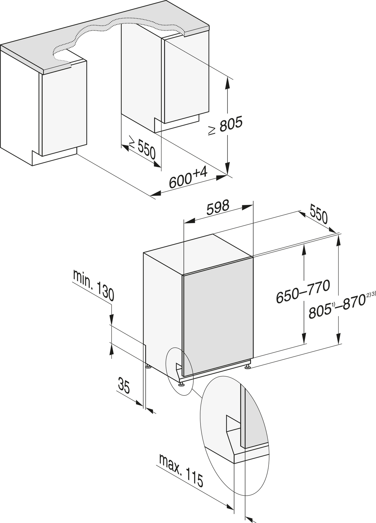 Masina de spalat vase incorporabila Miele Silver G 5150 SCVi Active Oţel inoxidabil – Miele – imaginea 6