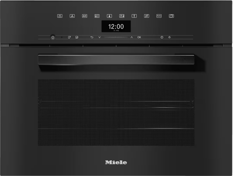 Cuptor electric compact, incorporabil Miele Gold DGC 7440 HC Pro Negru obsidian