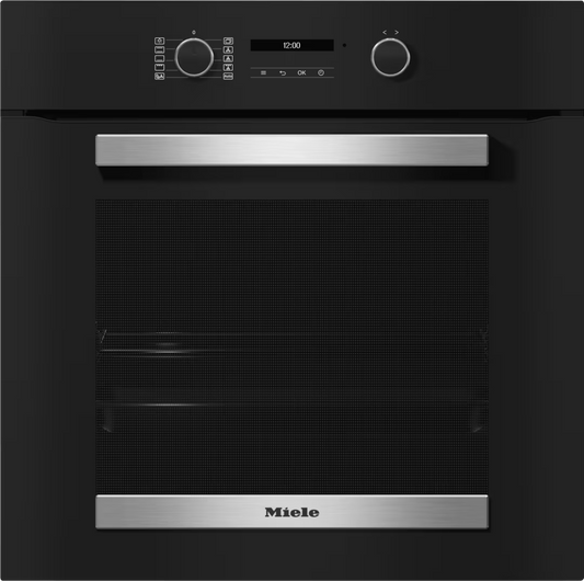 Cuptor electric incorporabil Miele Silver H 2467 B ACTIVE Efect negru obsidian din oțel inoxidabil