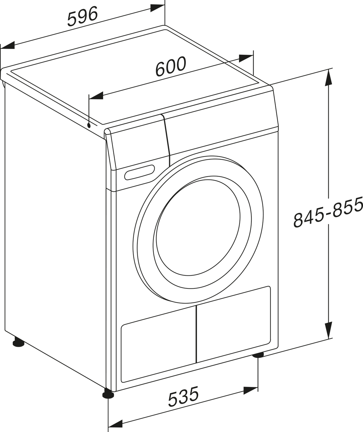 Uscator cu pompa de caldura Miele Diamond TCR790WP Eco&Steam&9kg Alb lotus – Miele – imaginea 7