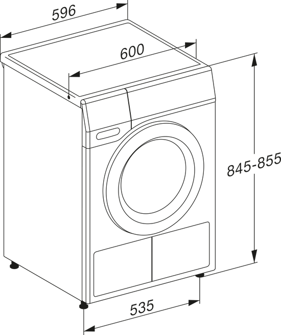 Uscator cu pompa de caldura Miele Platinum TEL695WP Steam&9kg Alb lotus – Miele