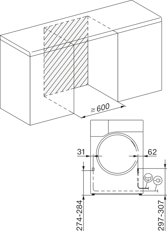 Uscator cu pompa de caldura Miele Diamond TWV780WP Passion Alb lotus – Miele