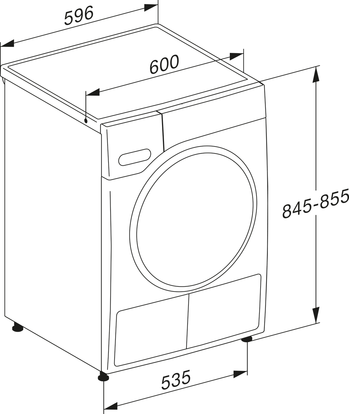 Uscator cu pompa de caldura Miele Diamond TWV780WP Passion Alb lotus – Miele – imaginea 8