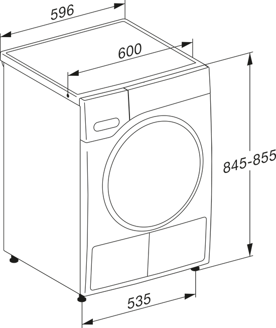 Uscator cu pompa de caldura Miele Diamond TWV780WP Passion Alb lotus – Miele