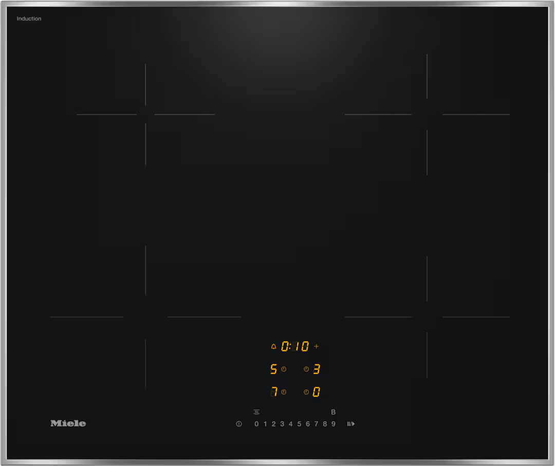 Plita incorporabila pe inductie Miele Silver cu 4 zone KM 7361 FR