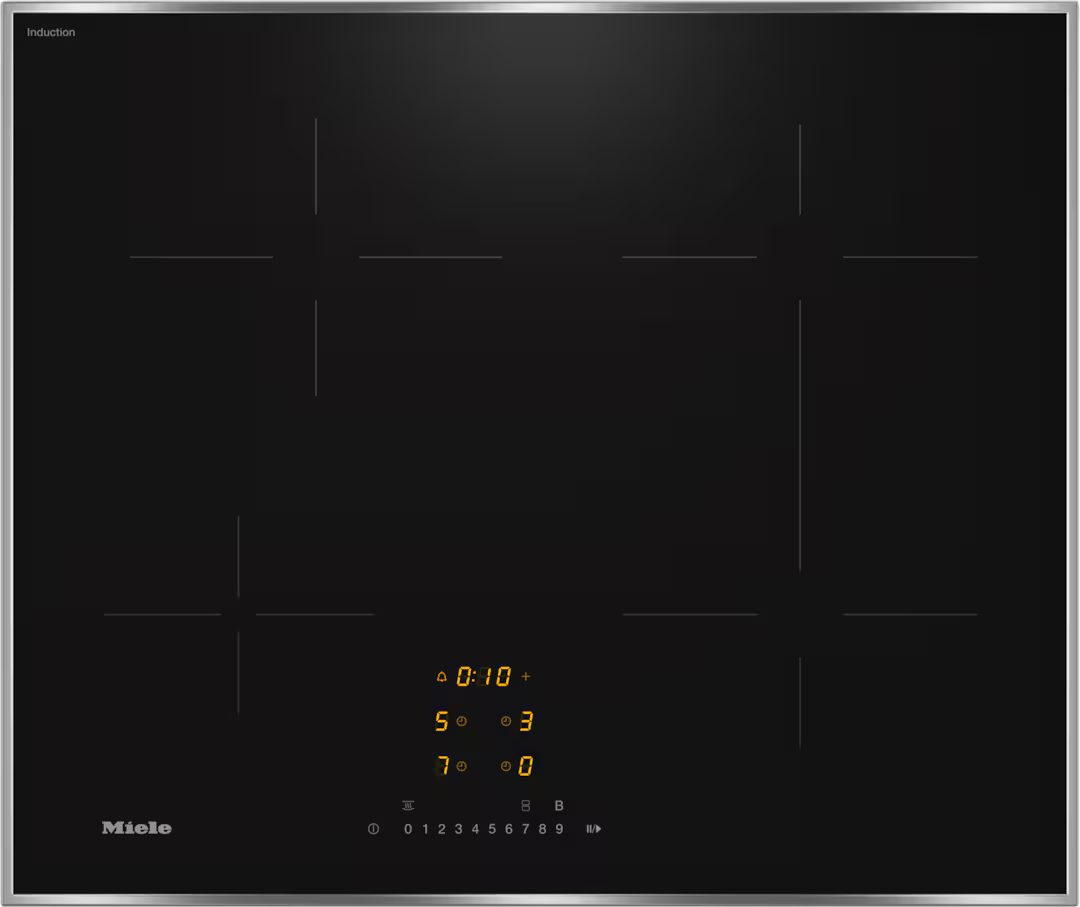 Plita incorporabila pe inductie Miele Silver cu 4 zone KM 7363 FR