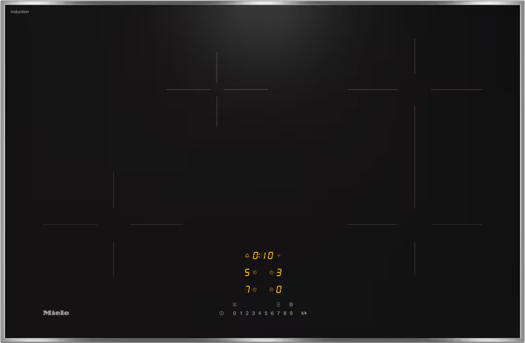 Plita incorporabila pe inductie Miele Silver cu 4 zone KM 7373 FR
