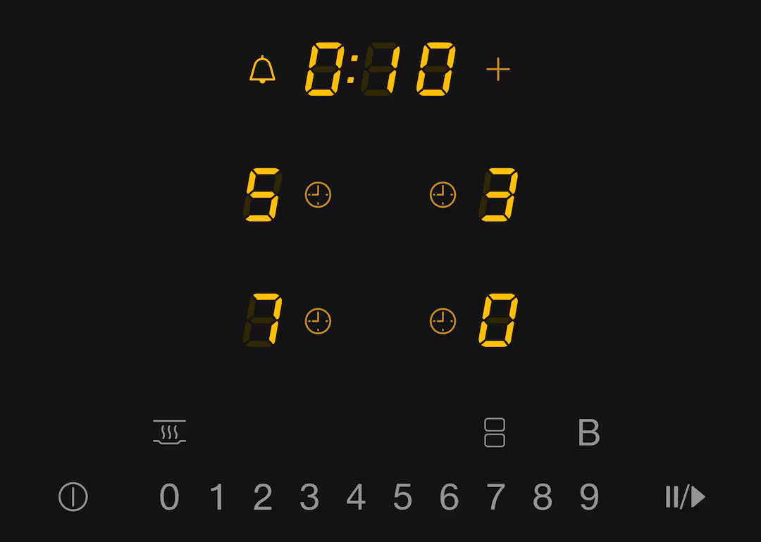 Plita incorporabila pe inductie Miele Silver cu 4 zone KM 7373 FL