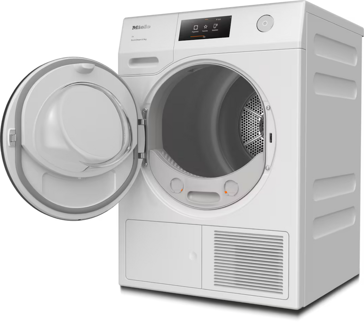 Uscator cu pompa de caldura Miele Diamond TCR790WP Eco&Steam&9kg Alb lotus