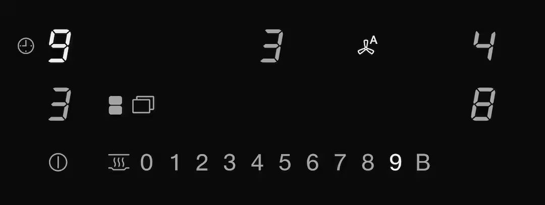 Plita incorporabila cu hota integrata Miele Platinum cu 4 zone KMDA 7676-1 FL BlackPerfection