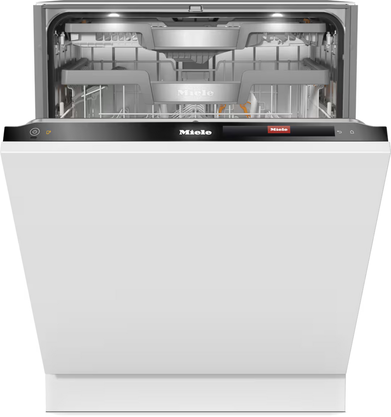 Masina de spalat vase incorporabila Miele Diamond G 7980 SCVi AutoDos K2O CleanSteel/negru obsidian