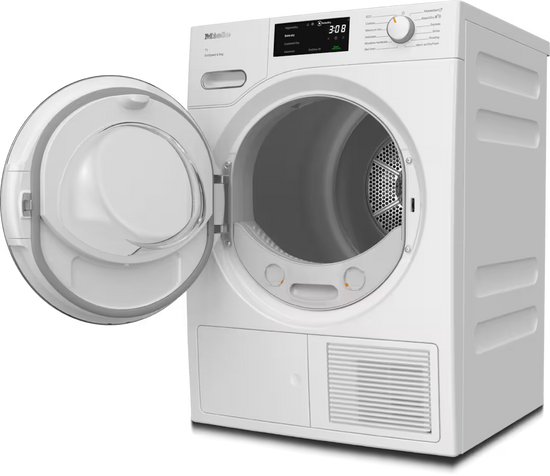 Uscator cu pompa de caldura Miele Platinum TWH780WP 9kg Alb lotus – Miele