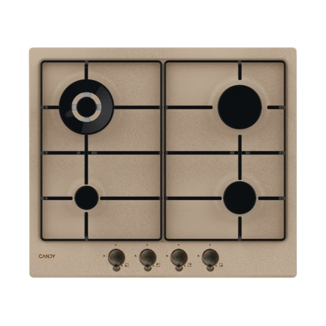 Plita incorporabila pe gaz Candy Gama Clasic cu 4 zone CHW6BRAV4WGT