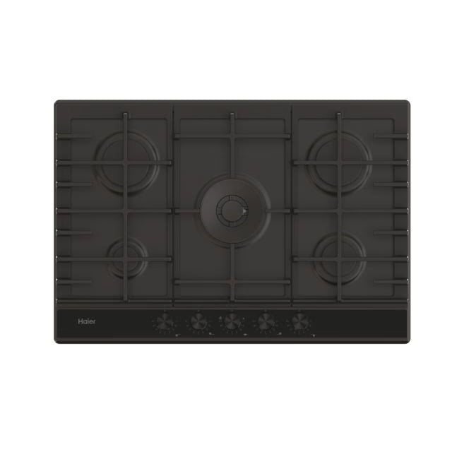 Plita incorporabila pe gaz Haier Gas on Metal Series 6 cu 5 zone HAHG7W5HEB