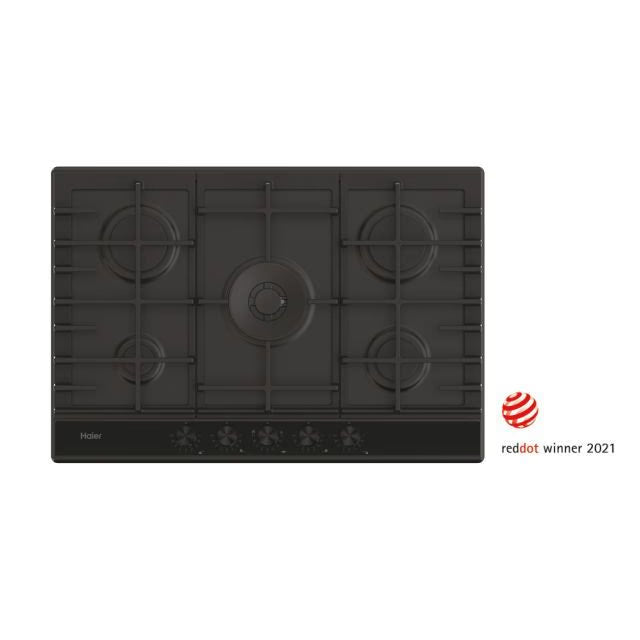 Plita incorporabila pe gaz Haier Gas on Metal Series 6 cu 5 zone HAHG7W5HEB