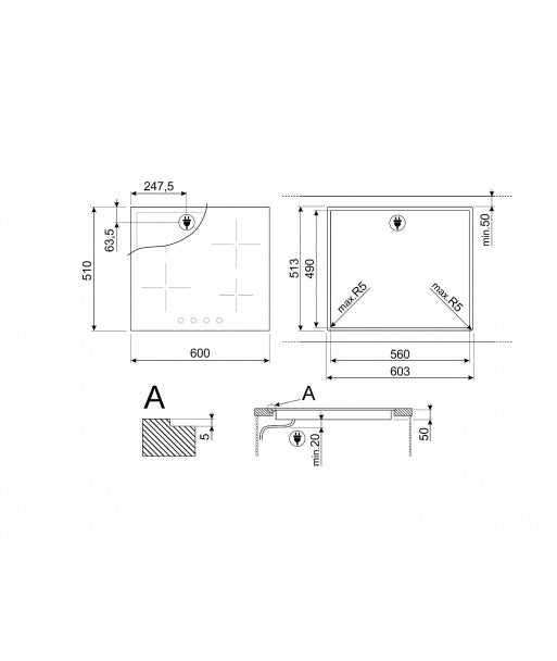 Plita Smeg SE364TDM