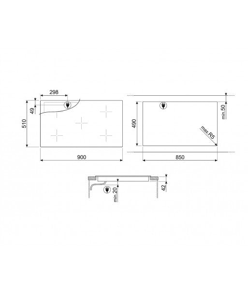Plita Smeg SE363ETB