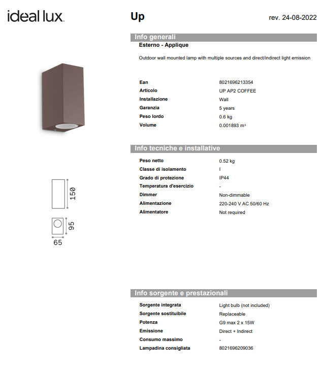 APLICA UP AP2/EXTERIOR